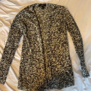 Black white cardigan size small